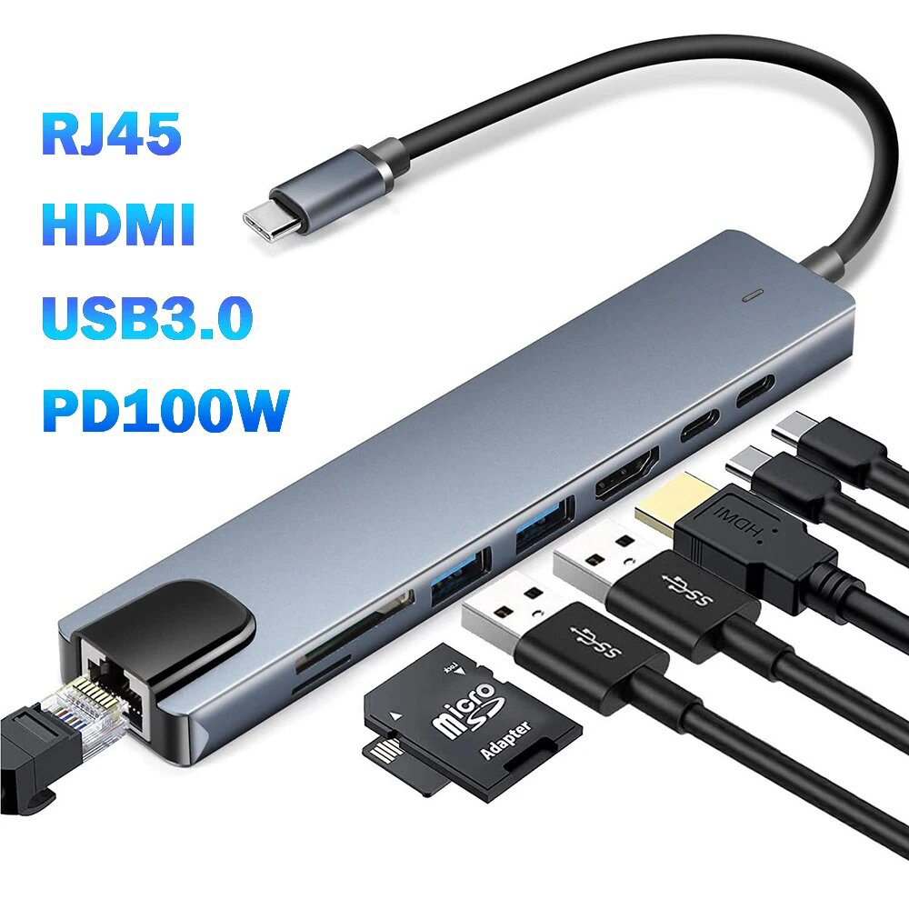 Docking Station For Macbook Pro - USB C to HDMI Adapter 8K,