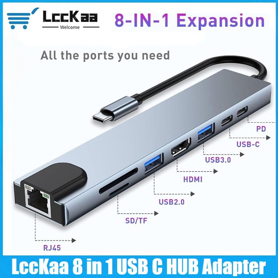 Usb C Hub Sd Card Reader 4K Hdmi - USB C Hub 8/7 in 1
