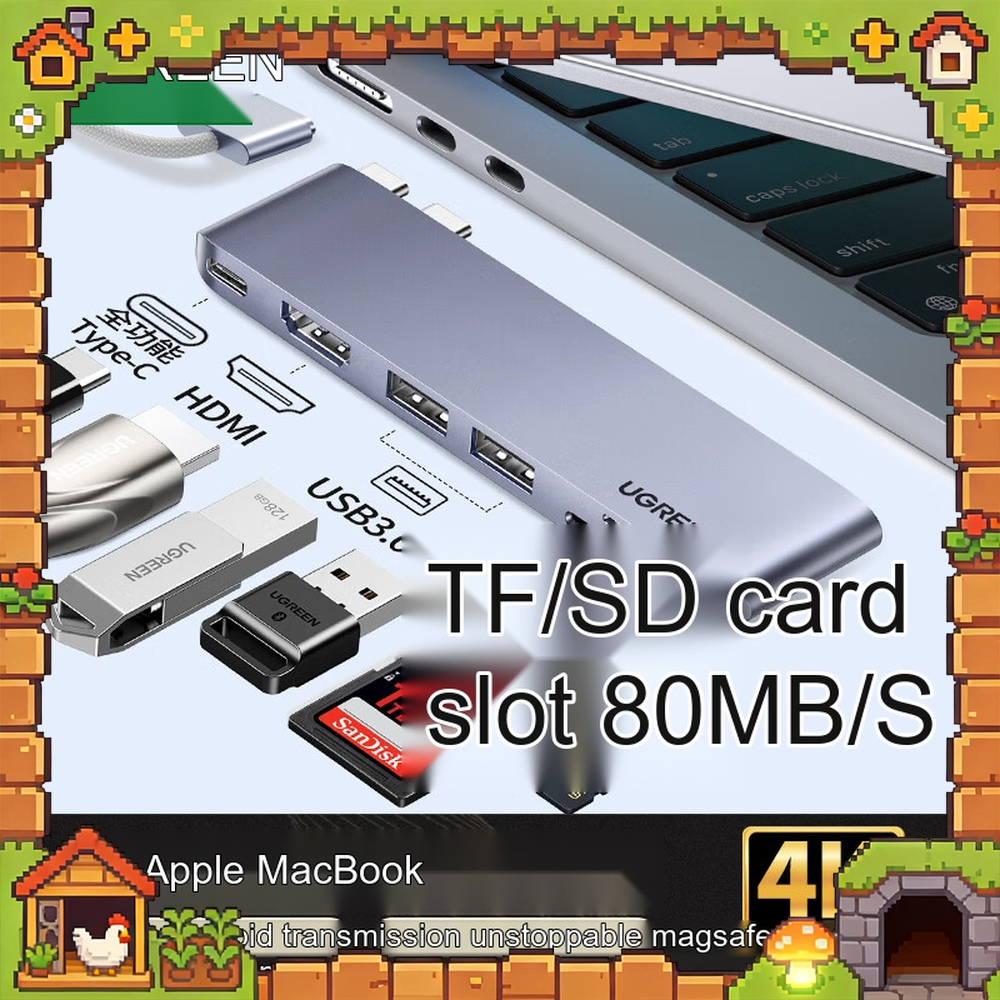Usb C Dock With 100W Pd - UGREEN 80856 CM380 USB C Hub