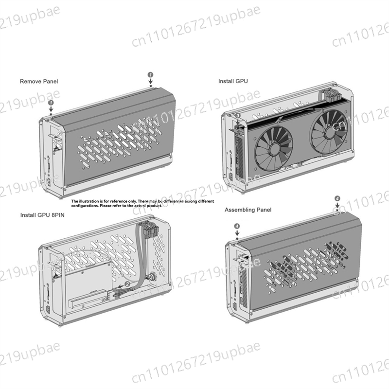 Docking Station Thunderbolt 4 - Th3p4gan A77P-V2 GPU Dock with Chassis