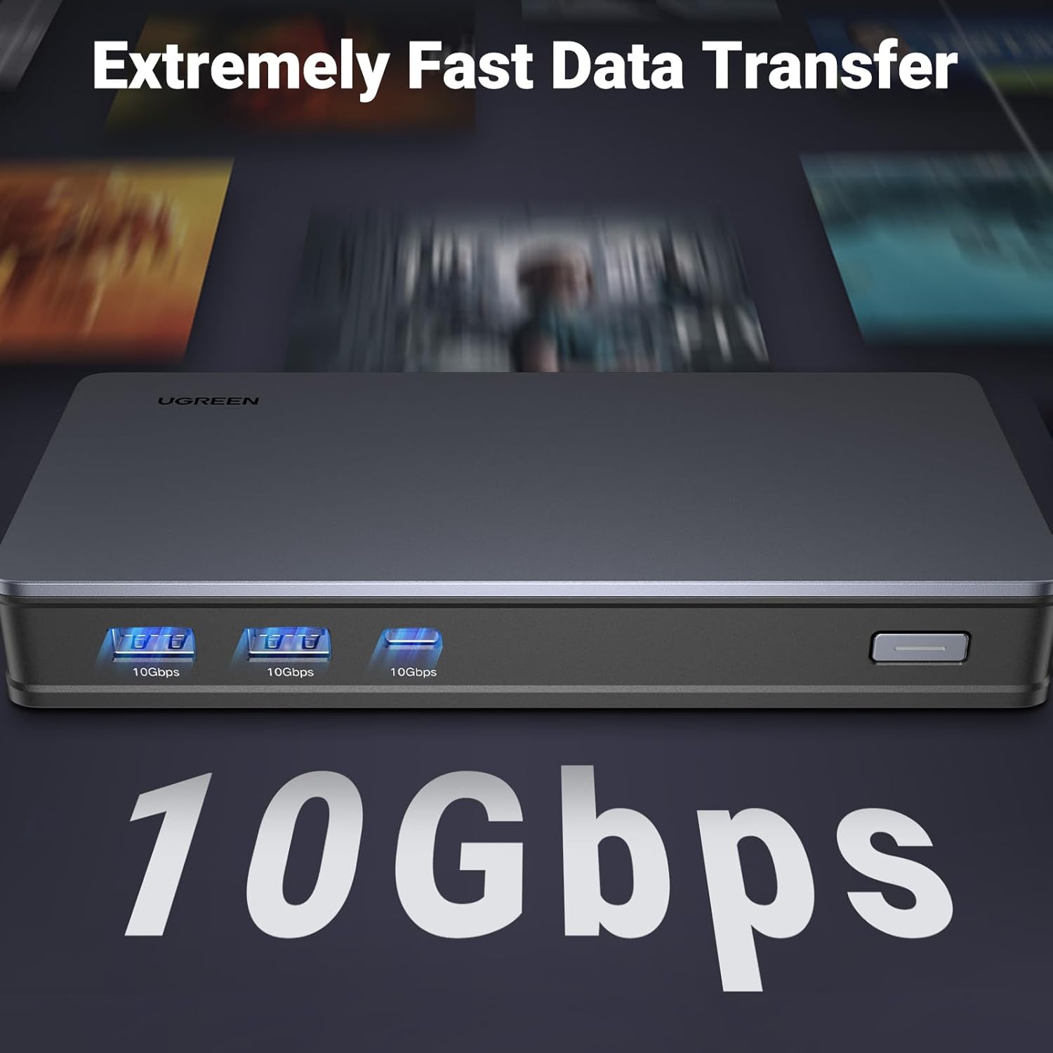 Docking Station Displaylink Dual 4K - UGREEN USB C Docking Station, DisplayLink