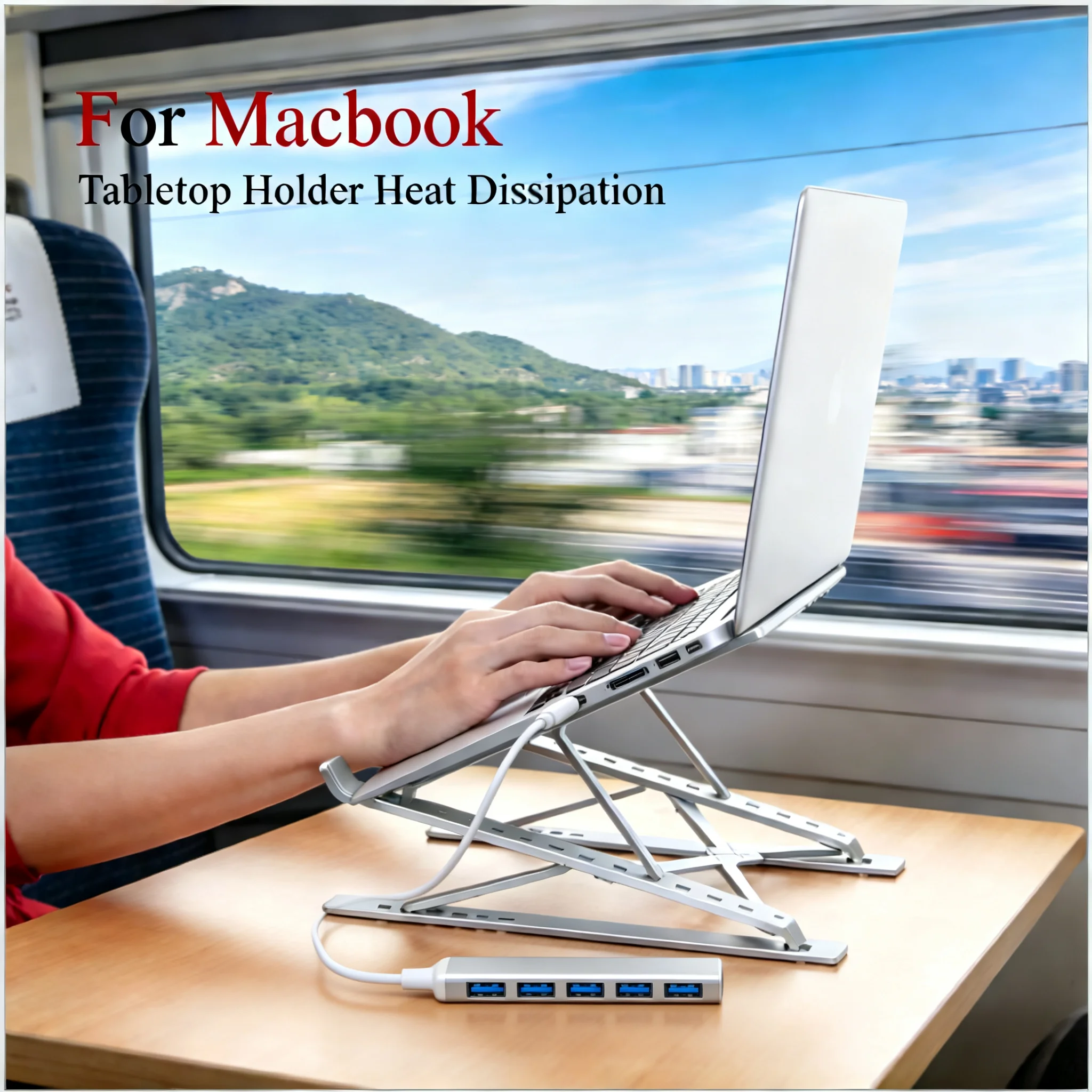 Laptop Stand Dock Aluminum - Laptop Stand For Macbook Folding Adjustable