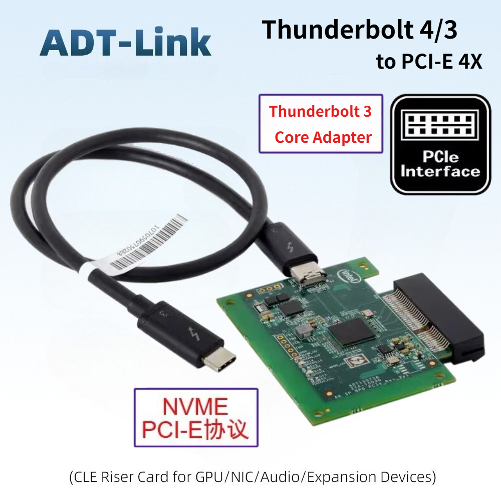 Thunderbolt Dock 3 Display - Thunderbolt 3 to PCIE4X Board External