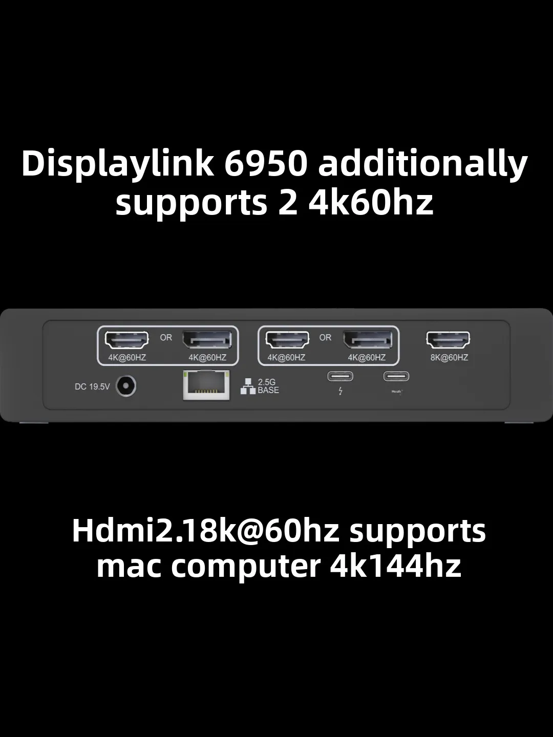 Thunderbolt 3 Displaylink dual - огляд і ціна Docking Station Displaylink Dual 4K