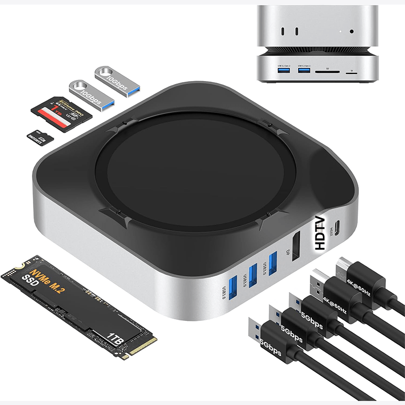 For Mac Mini M4 Docking Statio - огляд і ціна Docking Station Dual Monitor Dp Hdmi