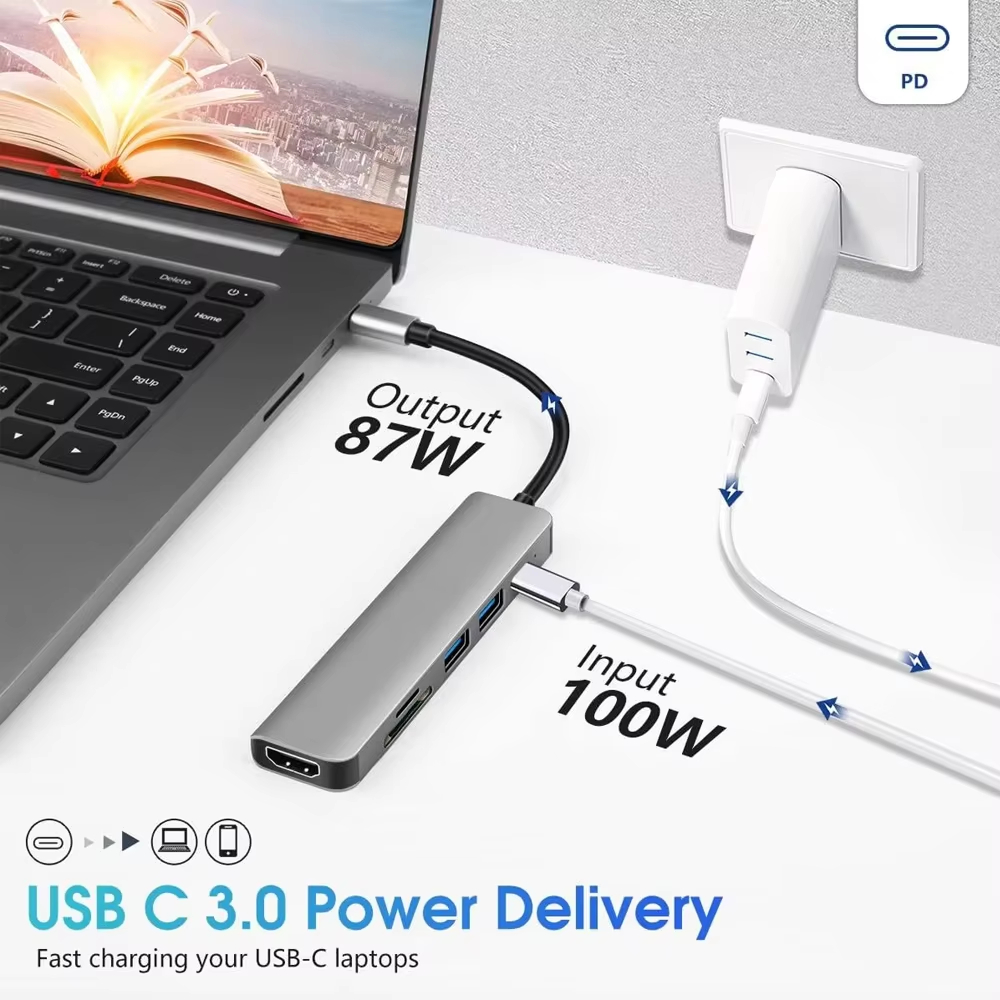 KEBIDUMEI USB C Hub 9 in 1 Doc - огляд і ціна Usb C Hub Sd Card Reader 4K Hdmi