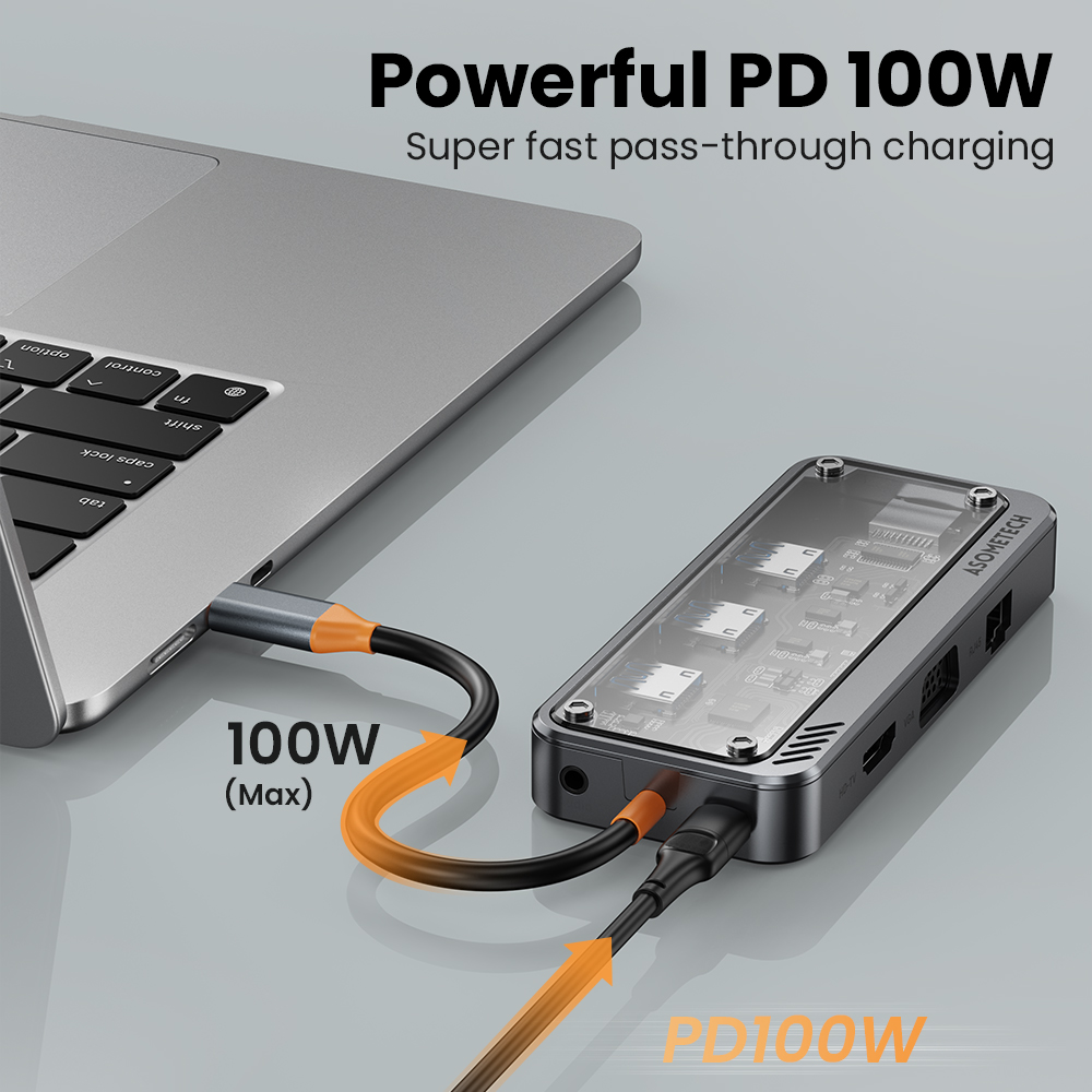 10-in-1 USB C HUB PD 100W 4K 5 - огляд і ціна Usb C Hub Sd Card Reader 4K Hdmi