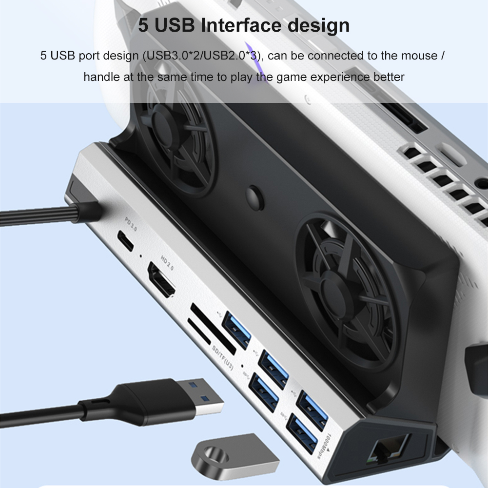 Dock Console Hub 4K 60Hz USB C - огляд і ціна Usb C Dock With 100W Pd