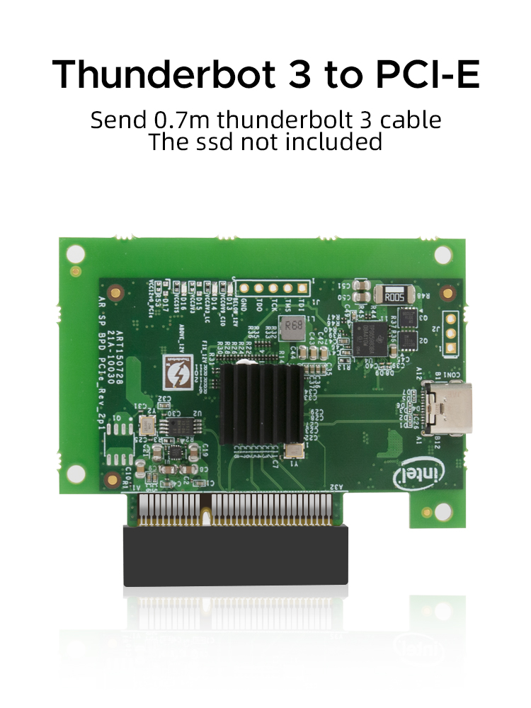 Thunderbolt 3 to pcie3.0X4 mod - огляд і ціна Thunderbolt Dock 3 Display