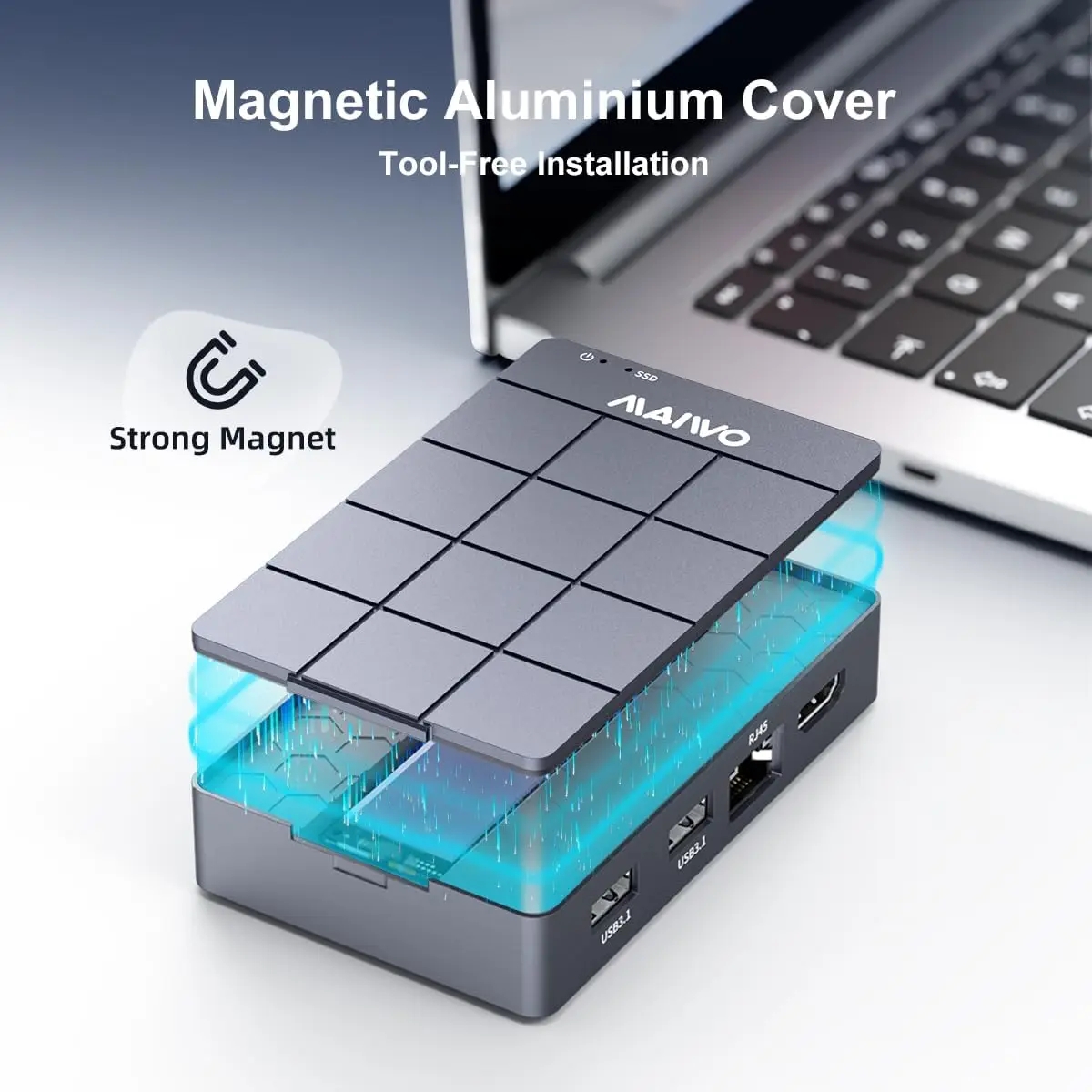 MAIWO M.2 NVME SATA SSD Enclos - огляд і ціна Usb C Hub With M.2 Nvme Slot