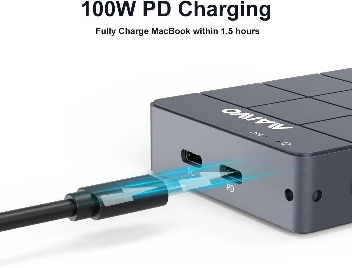 MAIWO M.2 NVME SATA SSD Enclos - огляд і ціна Usb C Hub With M.2 Nvme Slot