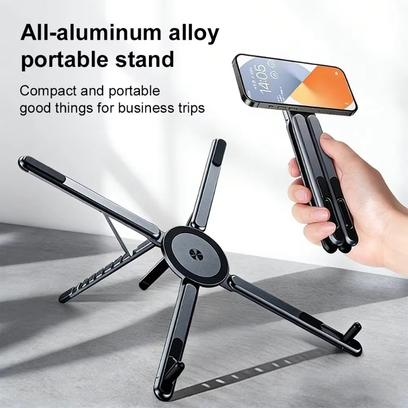 Portable Magnetic Phone Holder - огляд і ціна Laptop Stand Dock Aluminum