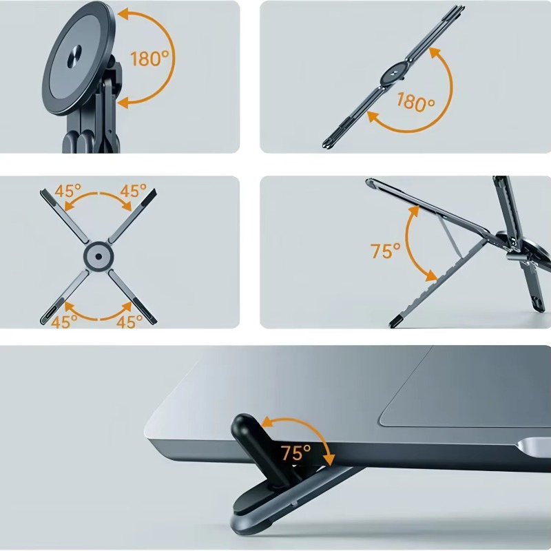 Portable Magnetic Phone Holder - огляд і ціна Laptop Stand Dock Aluminum