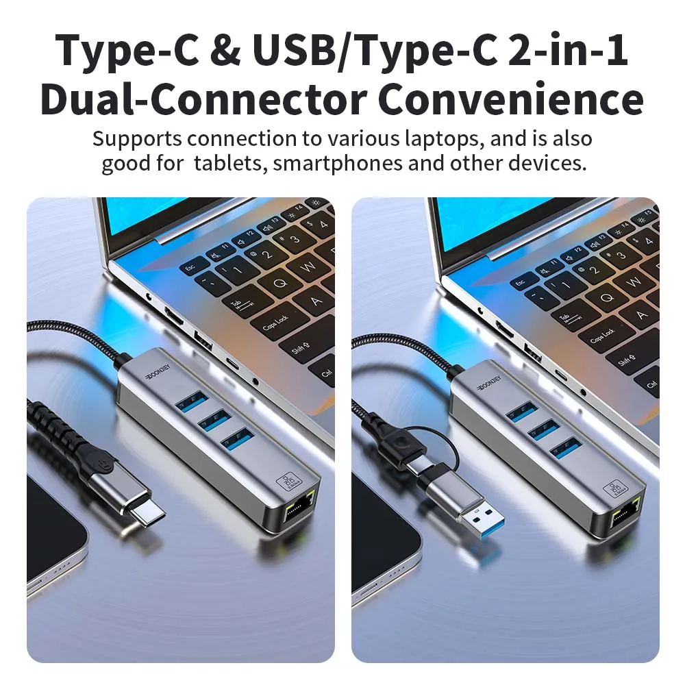 4 in 1 2500Mbps USB 3.0 Type-C - огляд і ціна Usb C Hub Ethernet 2.5G