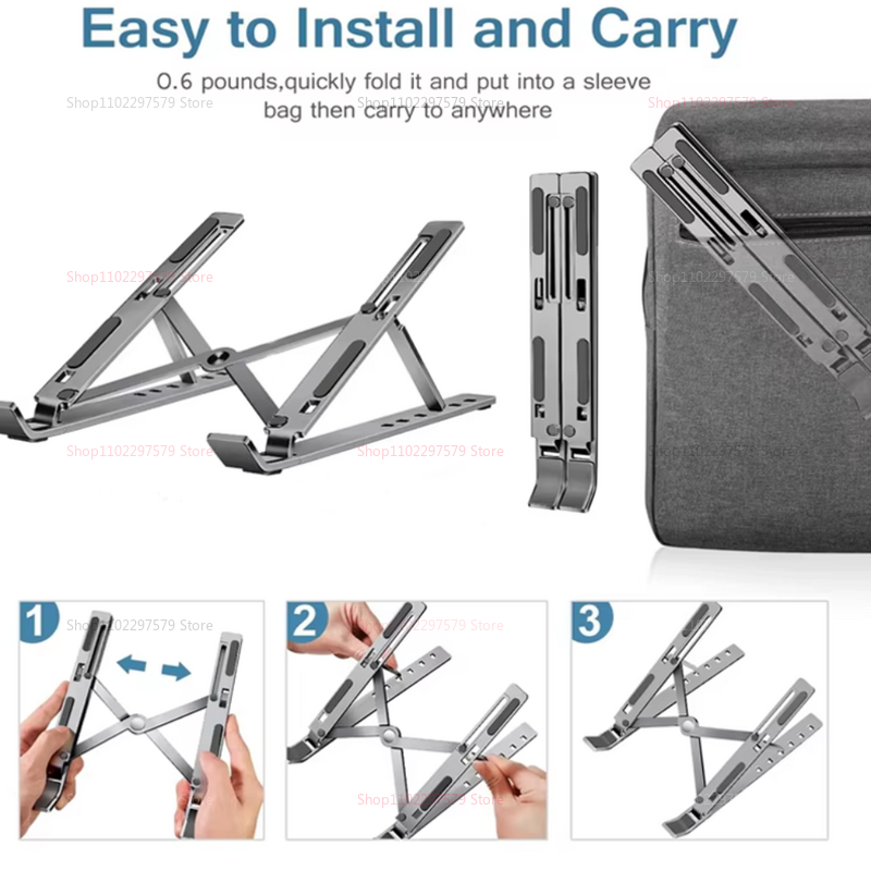 Foldable Portable Laptop Stand - огляд і ціна Laptop Stand Dock Aluminum