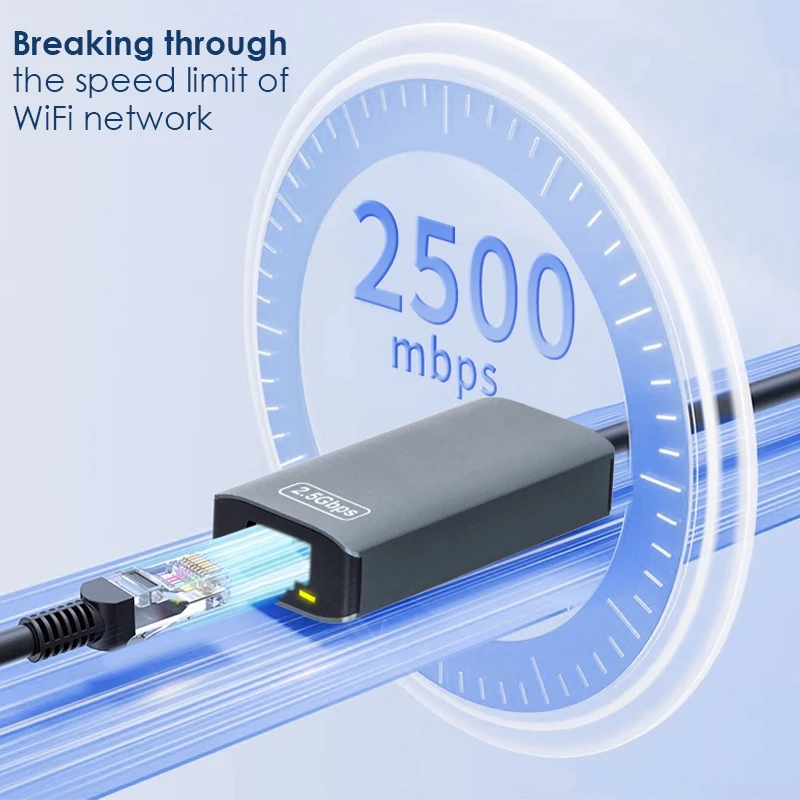 2500Mbps USB 3.0/Type C to RJ4 - огляд і ціна Usb C Hub Ethernet 2.5G