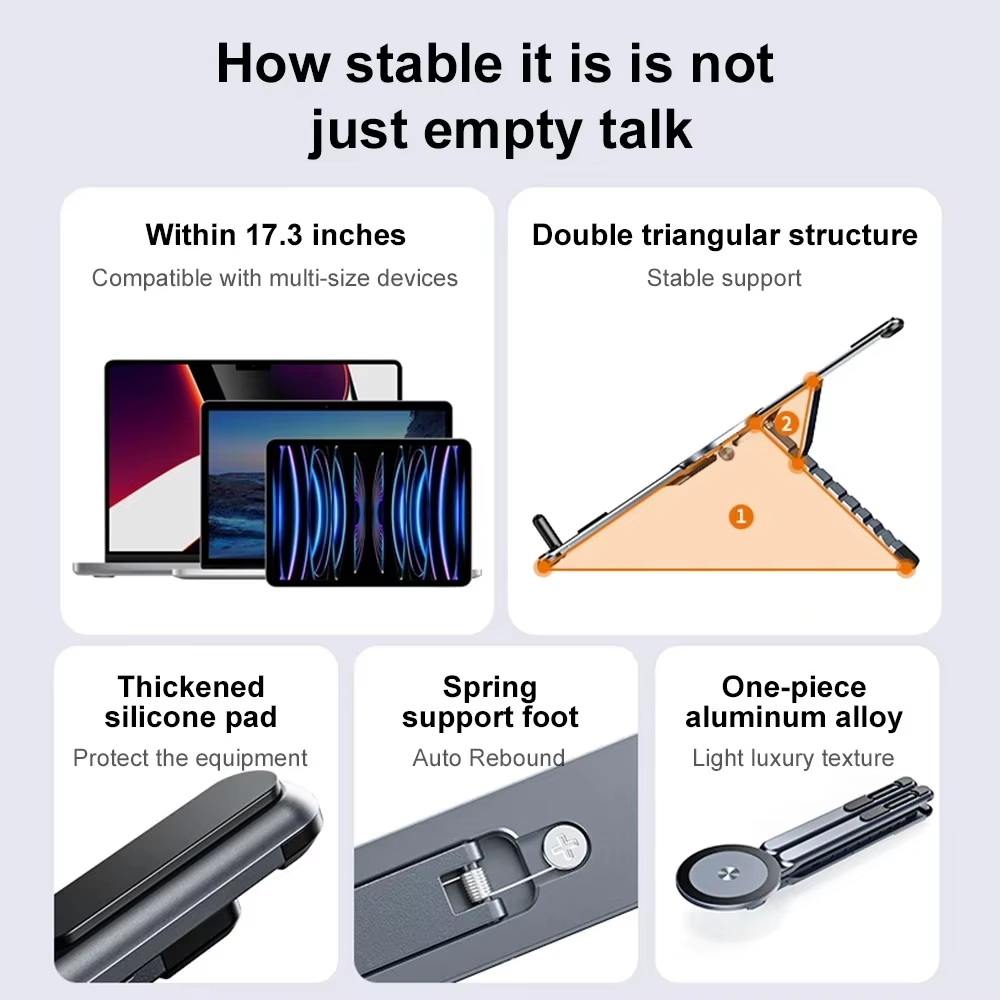 Aluminum Alloy Laptop Stand Fo - огляд і ціна Laptop Stand Dock Aluminum