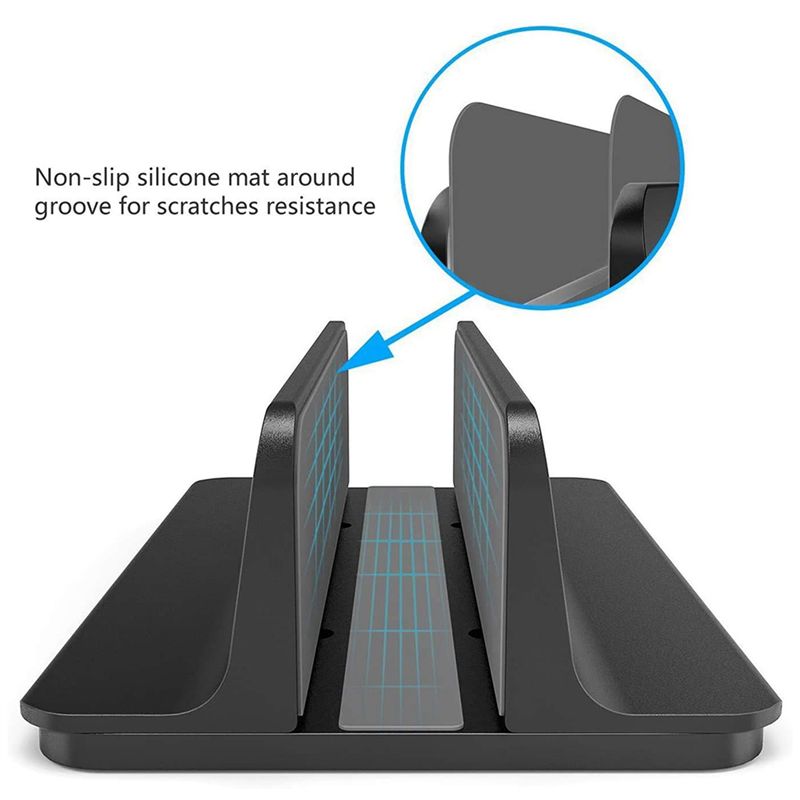 Delicate Texture-2X Vertical L - огляд і ціна Laptop Stand Dock Aluminum