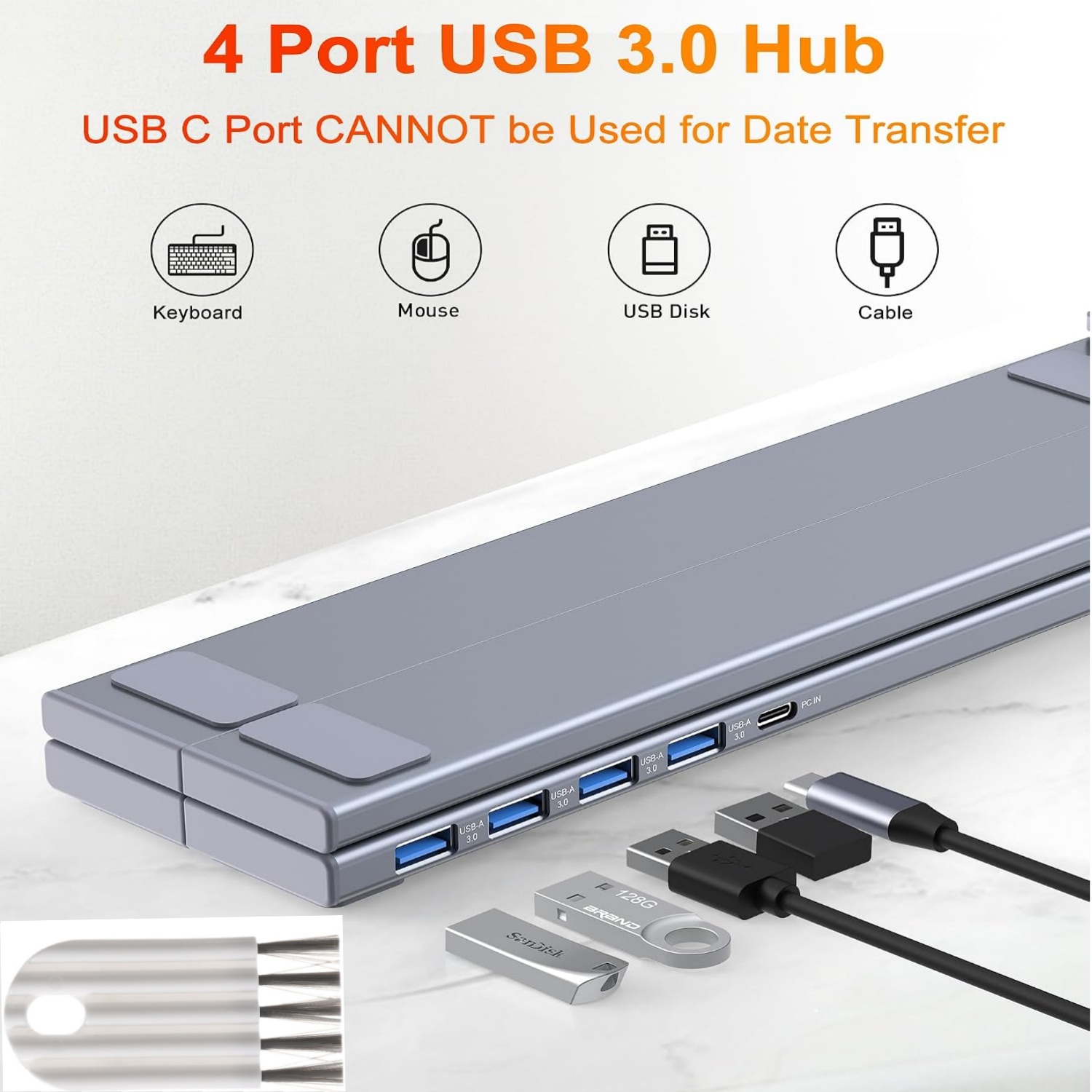 USB C Laptop Stand Dock, 4 USB - огляд і ціна Laptop Stand Dock Aluminum