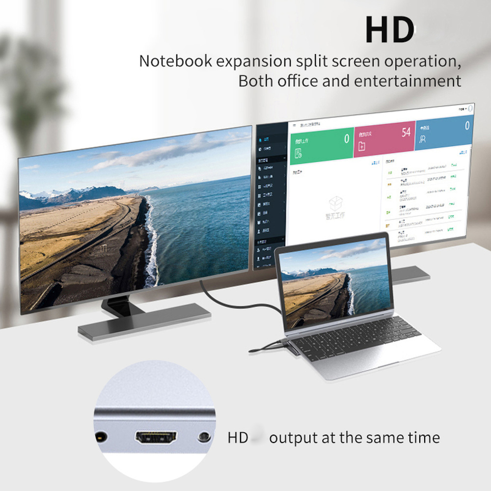 USB C HUB Laptop Docking Stati - огляд і ціна Docking Station For Macbook Pro