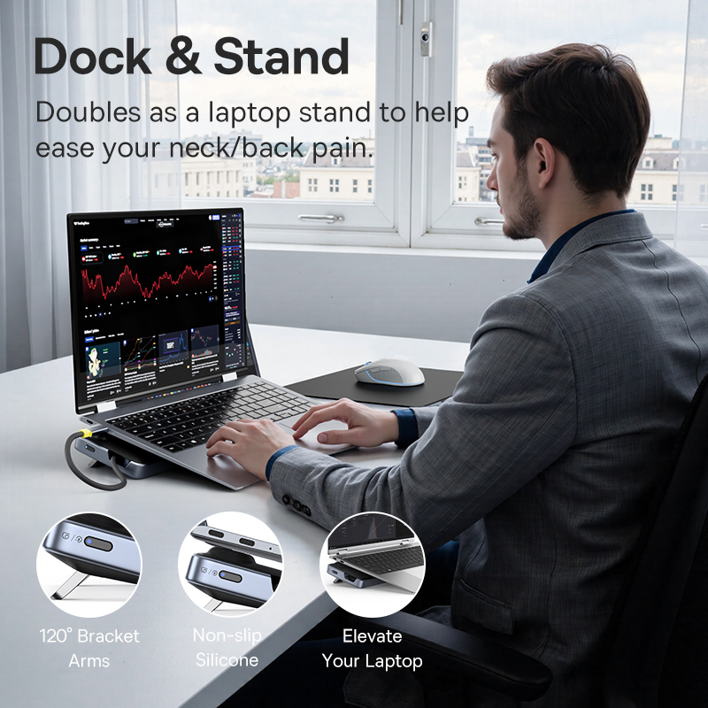 Baseus EH3 12-in-1 USB C Hub H - огляд і ціна Usb C Hub 12 In 1 Triple Display