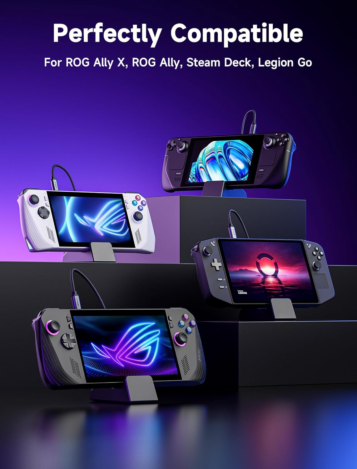 ROG Ally X Docking Station, 6- - огляд і ціна Usb C Dock With 100W Pd