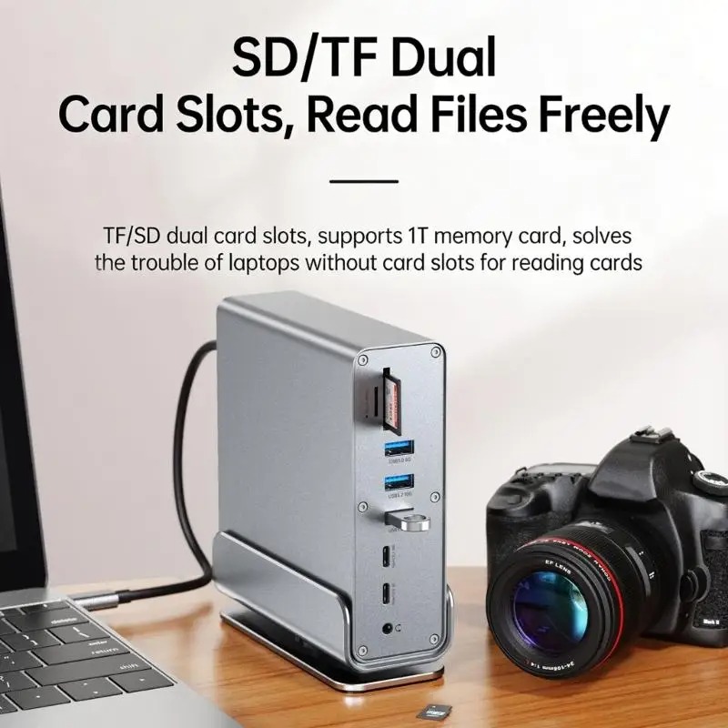 15 in 1 USB C HUB 4K HDMI Type - огляд і ціна Usb C Hub Sd Card Reader 4K Hdmi