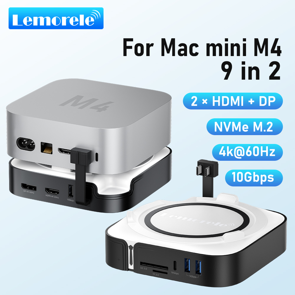 Lemorele 9 IN 2 Docking Statio - огляд і ціна Usb C Hub With M.2 Nvme Slot