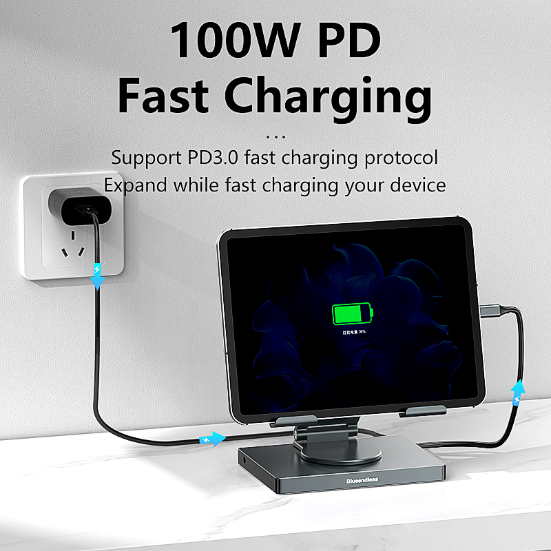 Blueendless Ipad Stand USB C H - огляд і ціна Usb C Hub Sd Card Reader 4K Hdmi