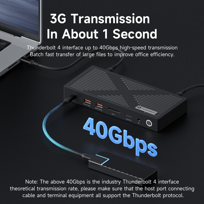Hagibis Thunderbolt 4 Hub with - огляд і ціна Docking Station Thunderbolt 4