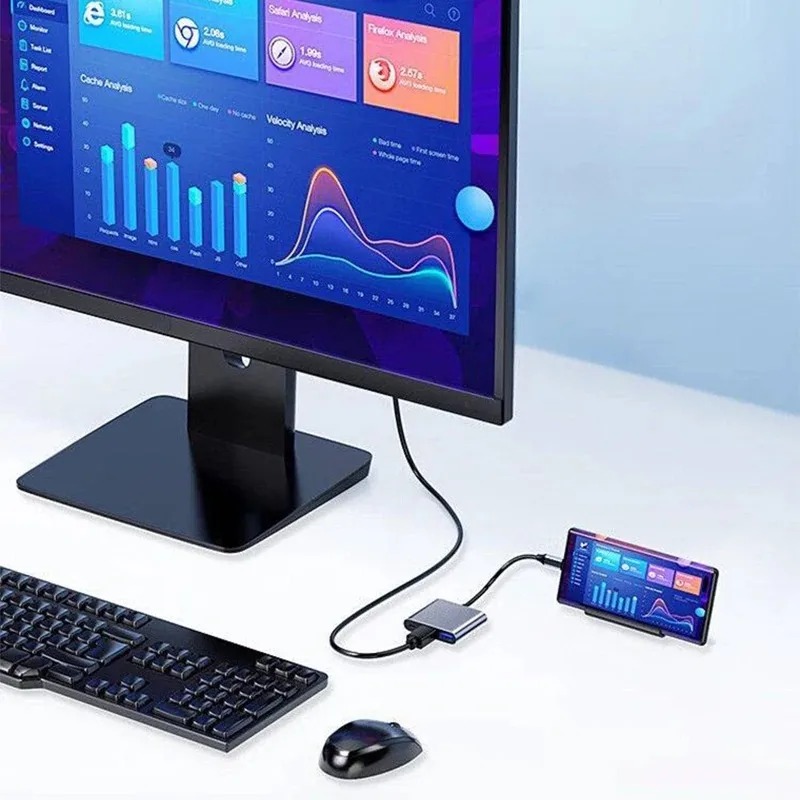 USB C HUB 3in1 Type C 3.0 to H - огляд і ціна Usb C Dock Dual Hdmi 4K