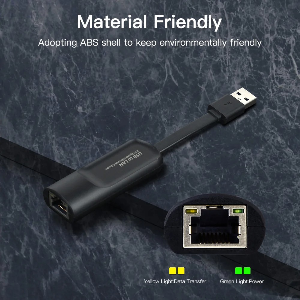 2500Mbps Ethernet Adapter 2.5G - огляд і ціна Usb C Hub Ethernet 2.5G