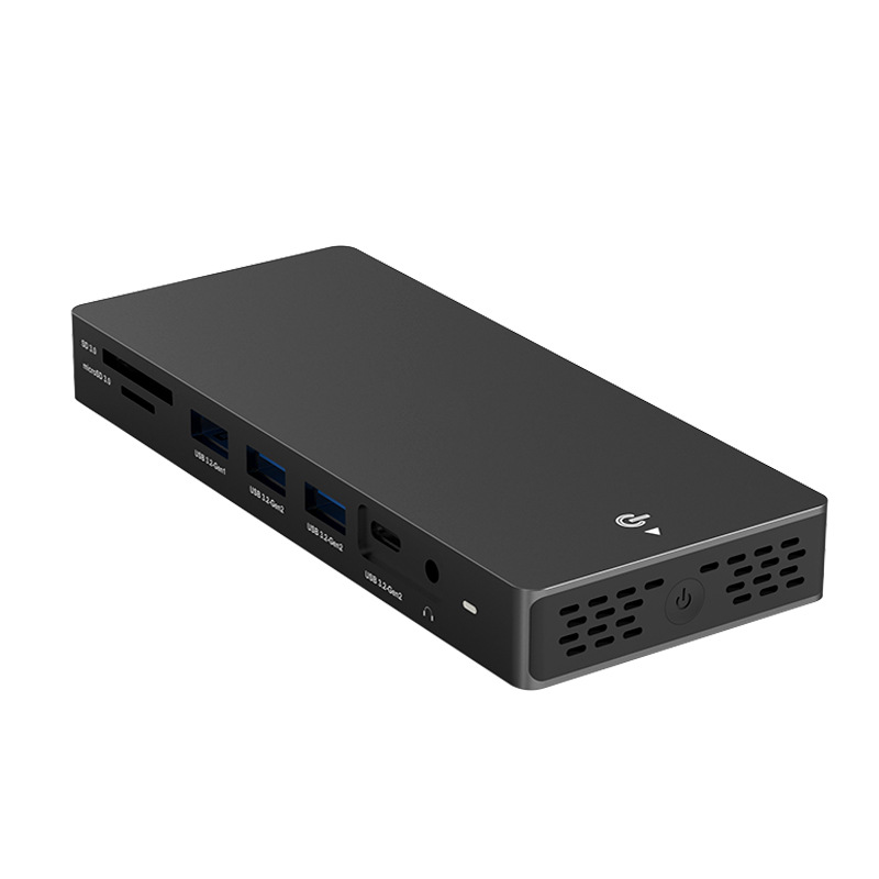USB C Docking Station 4K60Hz H - огляд і ціна Usb C Hub 12 In 1 Triple Display