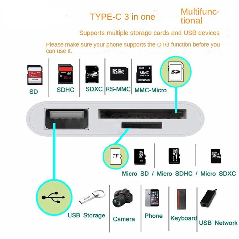 Type C Adapter 3 in 1 USB Hub  - огляд і ціна Docking Station For Macbook Pro
