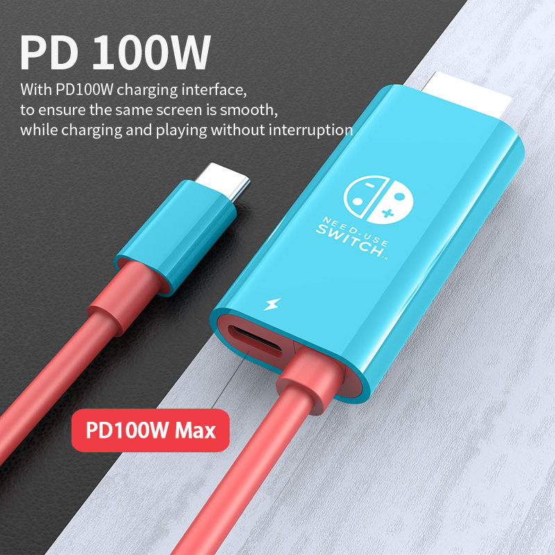 2M USB C to HDMI 4K Cable 100W - огляд і ціна Usb C Dock With 100W Pd