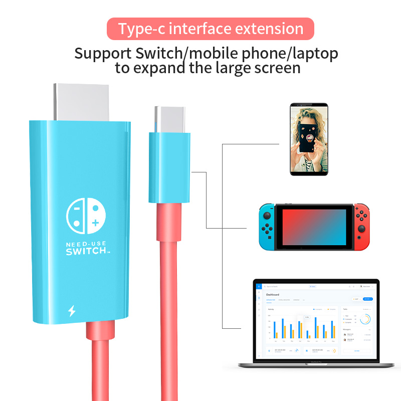 2M USB C to HDMI 4K Cable 100W - огляд і ціна Usb C Dock With 100W Pd