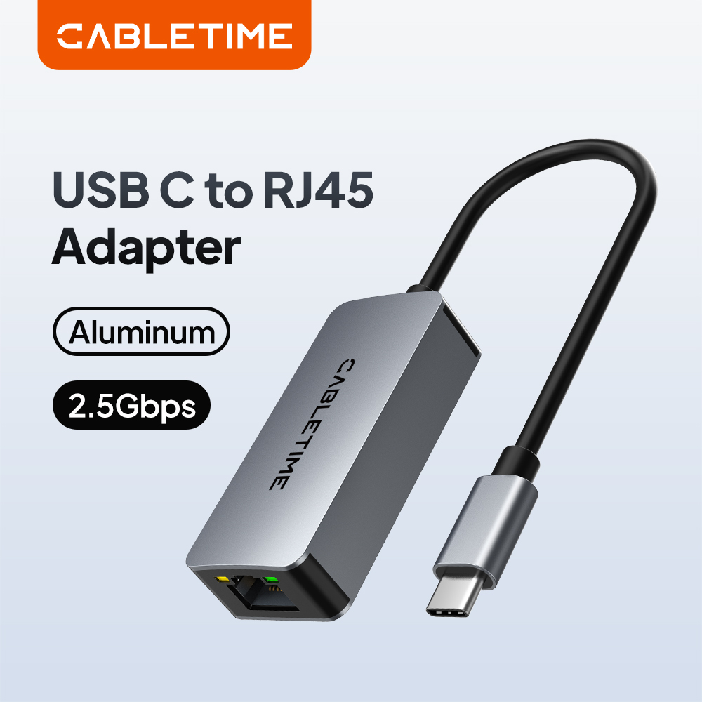 CABLETIME USB C Ethernet Adapt - огляд і ціна Usb C Hub Ethernet 2.5G