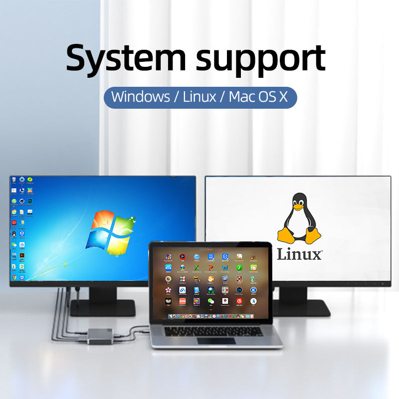 4-in-1 Thunderbolt 3 USB4.0 HU - огляд і ціна Docking Station Thunderbolt 4
