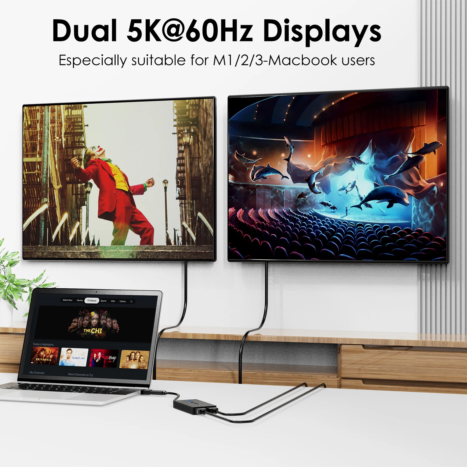 USB 3.1/USB C to Single/Dual H - огляд і ціна Usb C Dock Dual Hdmi 4K