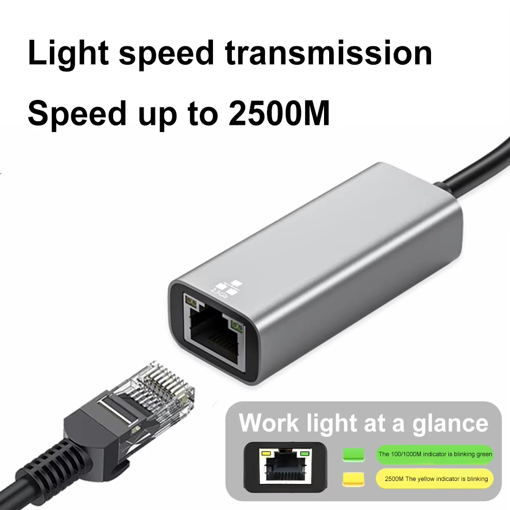 2500Mbps USB C Type-C Ethernet - огляд і ціна Usb C Hub Ethernet 2.5G