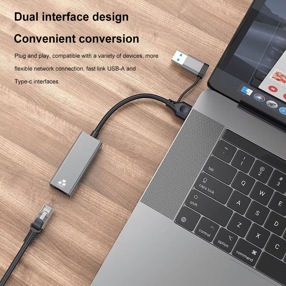 2500Mbps USB C Type-C Ethernet - огляд і ціна Usb C Hub Ethernet 2.5G