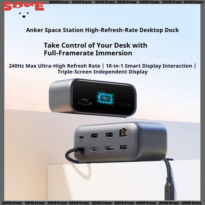 Anker 10-in-1 Desktop USB-C Hu - огляд і ціна Usb C Dock With 100W Pd
