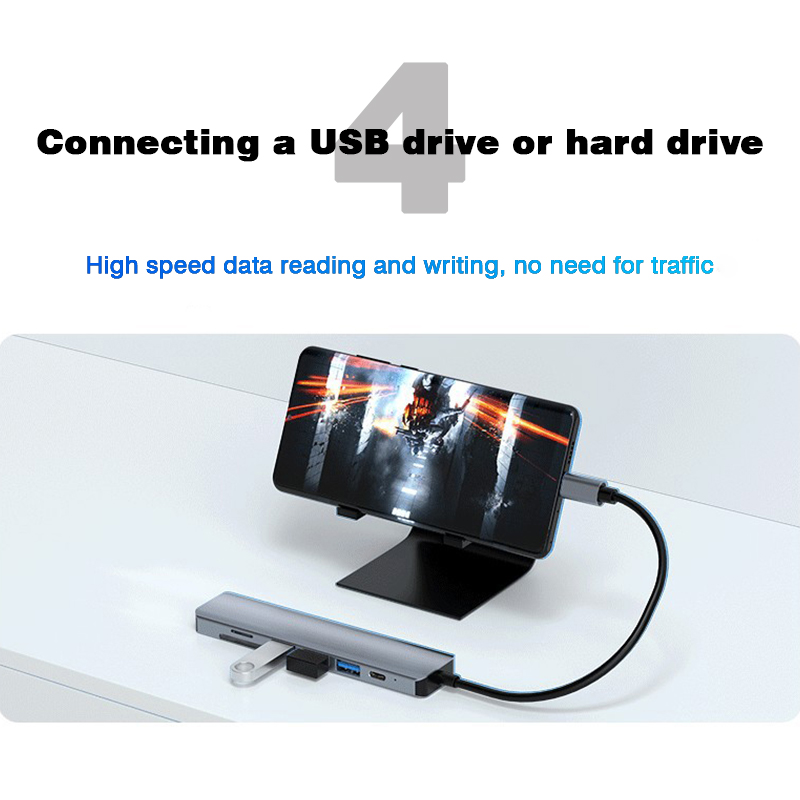 USB C HUB to HDMI 4K USB 3.0 2 - огляд і ціна Usb C Dock With 100W Pd
