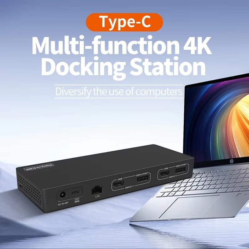 14-In-1 Displaylink MST Multi- - огляд і ціна Docking Station Displaylink Dual 4K