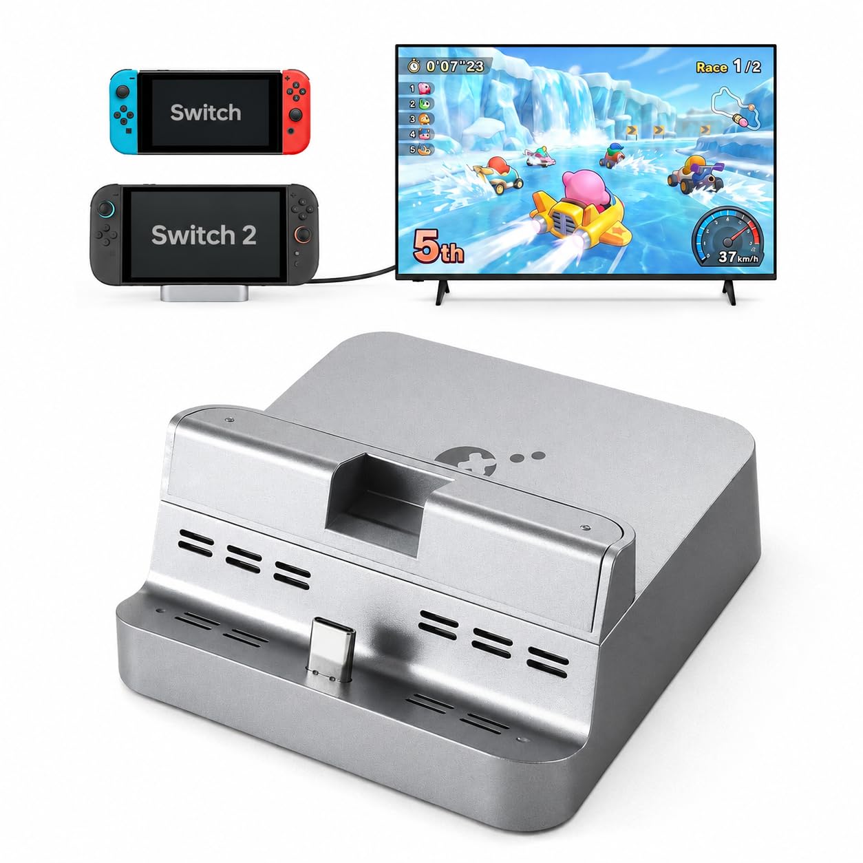 All-in-One Switch 2 Dock, 4K 6 - огляд і ціна Usb C Dock With 100W Pd