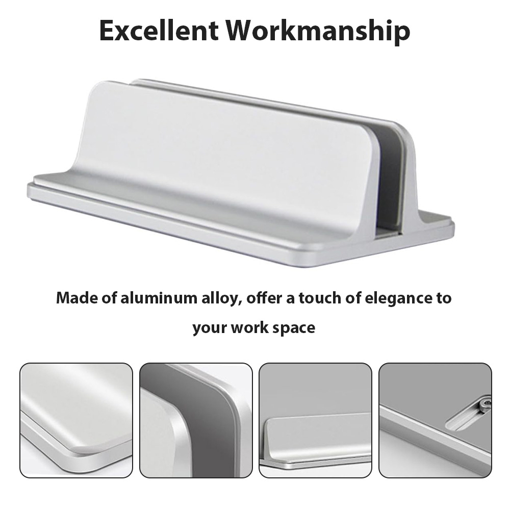 Vertical Laptop Stand For Macb - огляд і ціна Laptop Stand Dock Aluminum
