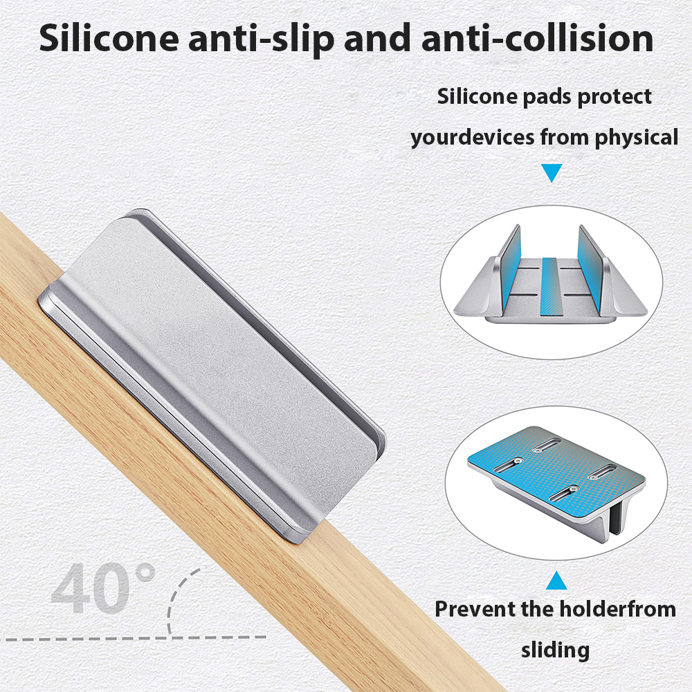 Vertical Laptop Stand For Macb - огляд і ціна Laptop Stand Dock Aluminum