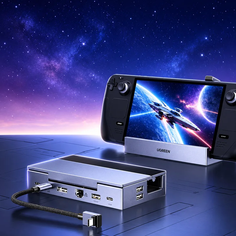 UGREEN 55733 9-in-1 Steam Deck - огляд і ціна Usb C Dock With 100W Pd