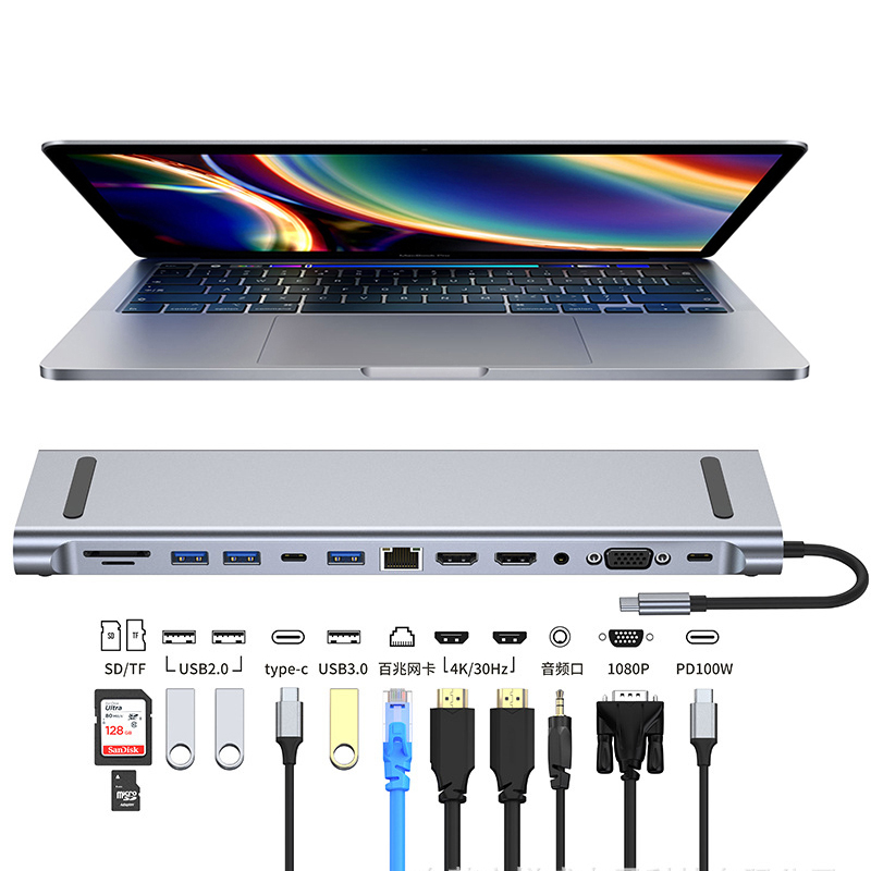 11/12-in-1 Type C Hub with 4K  - огляд і ціна Usb C Hub Sd Card Reader 4K Hdmi
