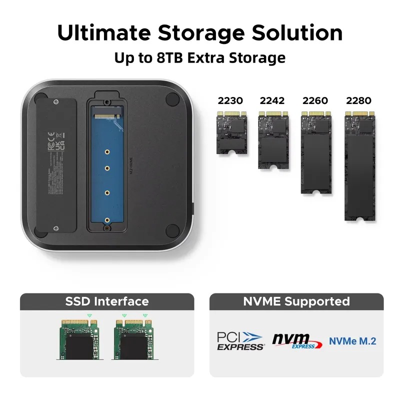 Hot Sale UGREEN Mini Docking S - огляд і ціна Usb C Hub With M.2 Nvme Slot